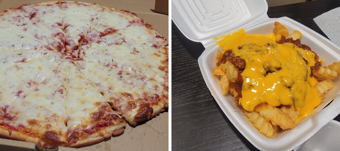 M&M Pizza Menu