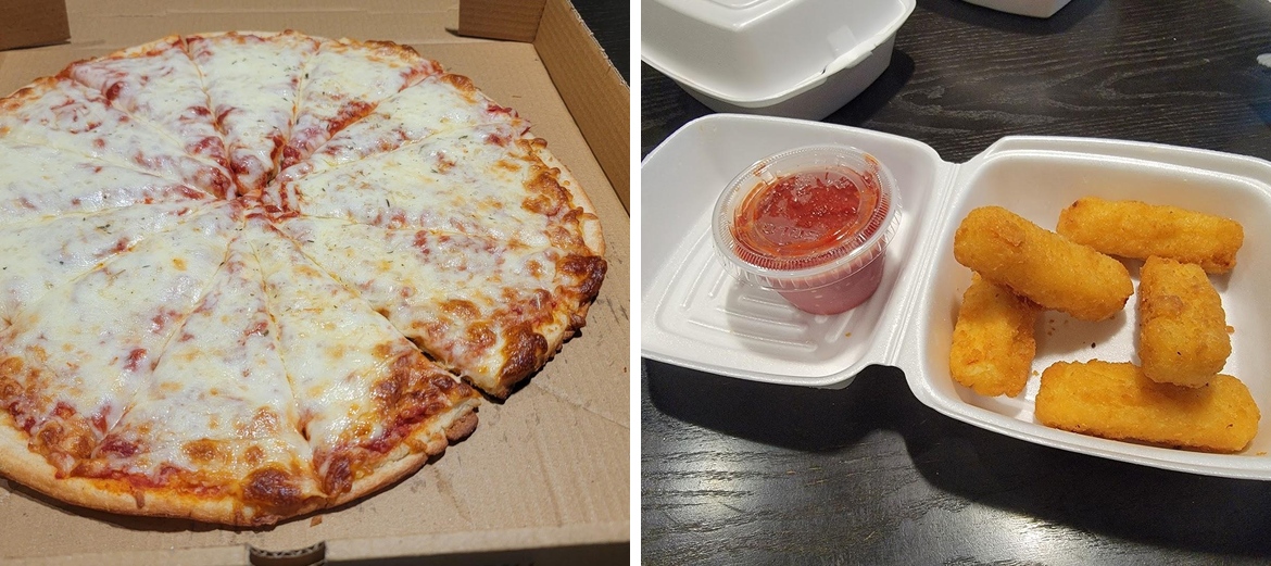 M&M Pizza Menu